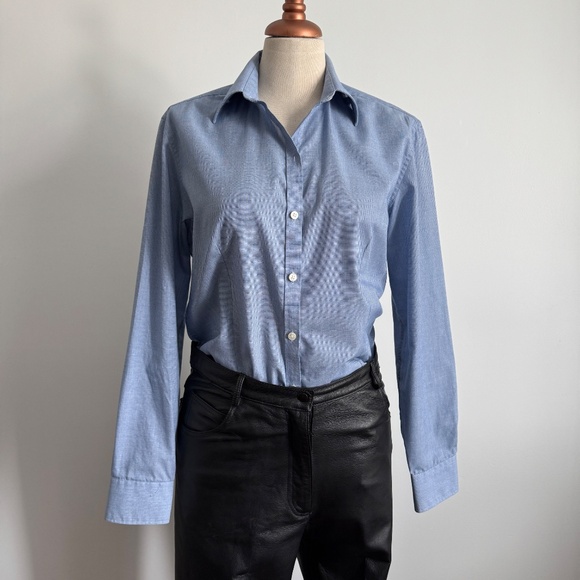 Van Heusen - Blue Long Sleeves Button Down Shirt - Picture 1 of 6